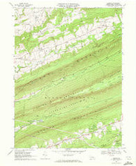 Enders Pennsylvania Historical topographic map, 1:24000 scale, 7.5 X 7.5 Minute, Year 1969