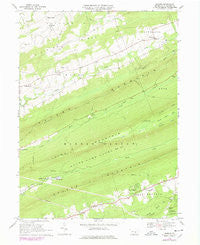 Enders Pennsylvania Historical topographic map, 1:24000 scale, 7.5 X 7.5 Minute, Year 1969