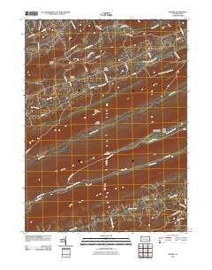 Enders Pennsylvania Historical topographic map, 1:24000 scale, 7.5 X 7.5 Minute, Year 2010