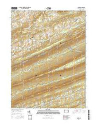 Enders Pennsylvania Current topographic map, 1:24000 scale, 7.5 X 7.5 Minute, Year 2016