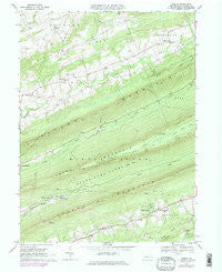 Enders Pennsylvania Historical topographic map, 1:24000 scale, 7.5 X 7.5 Minute, Year 1969