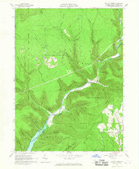 English Center Pennsylvania Historical topographic map, 1:24000 scale, 7.5 X 7.5 Minute, Year 1965