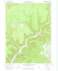 English Center Pennsylvania Historical topographic map, 1:24000 scale, 7.5 X 7.5 Minute, Year 1965