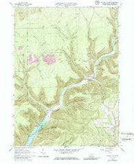 English Center Pennsylvania Historical topographic map, 1:24000 scale, 7.5 X 7.5 Minute, Year 1965