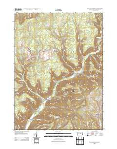 English Center Pennsylvania Historical topographic map, 1:24000 scale, 7.5 X 7.5 Minute, Year 2013