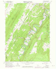 Entriken Pennsylvania Historical topographic map, 1:24000 scale, 7.5 X 7.5 Minute, Year 1963