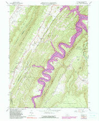 Entriken Pennsylvania Historical topographic map, 1:24000 scale, 7.5 X 7.5 Minute, Year 1963