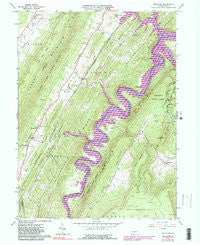 Entriken Pennsylvania Historical topographic map, 1:24000 scale, 7.5 X 7.5 Minute, Year 1963