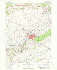 Ephrata Pennsylvania Historical topographic map, 1:24000 scale, 7.5 X 7.5 Minute, Year 1956