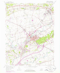 Ephrata Pennsylvania Historical topographic map, 1:24000 scale, 7.5 X 7.5 Minute, Year 1956