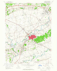 Ephrata Pennsylvania Historical topographic map, 1:24000 scale, 7.5 X 7.5 Minute, Year 1956