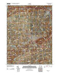 Ephrata Pennsylvania Historical topographic map, 1:24000 scale, 7.5 X 7.5 Minute, Year 2010