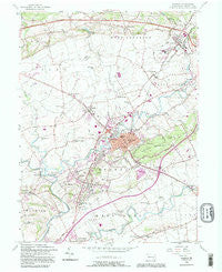 Ephrata Pennsylvania Historical topographic map, 1:24000 scale, 7.5 X 7.5 Minute, Year 1992