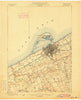 Erie Pennsylvania Historical topographic map, 1:62500 scale, 15 X 15 Minute, Year 1900
