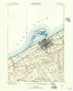 Erie Pennsylvania Historical topographic map, 1:62500 scale, 15 X 15 Minute, Year 1899