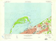 Erie North Pennsylvania Historical topographic map, 1:24000 scale, 7.5 X 7.5 Minute, Year 1957