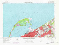 Erie North Pennsylvania Historical topographic map, 1:24000 scale, 7.5 X 7.5 Minute, Year 1957