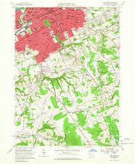 Erie South Pennsylvania Historical topographic map, 1:24000 scale, 7.5 X 7.5 Minute, Year 1957