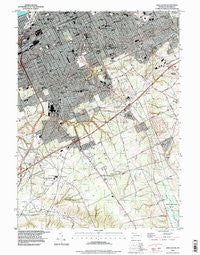 Erie South Pennsylvania Historical topographic map, 1:24000 scale, 7.5 X 7.5 Minute, Year 1996