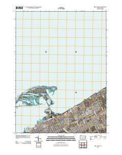 Erie North Pennsylvania Historical topographic map, 1:24000 scale, 7.5 X 7.5 Minute, Year 2010