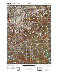 Erie South Pennsylvania Historical topographic map, 1:24000 scale, 7.5 X 7.5 Minute, Year 2010