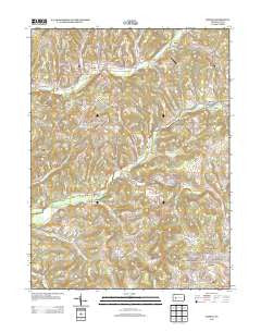 Ernest Pennsylvania Historical topographic map, 1:24000 scale, 7.5 X 7.5 Minute, Year 2013