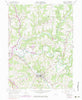 Evans City Pennsylvania Historical topographic map, 1:24000 scale, 7.5 X 7.5 Minute, Year 1958