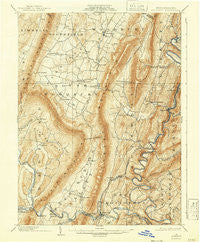 Everett Pennsylvania Historical topographic map, 1:62500 scale, 15 X 15 Minute, Year 1902