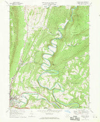 Everett East Pennsylvania Historical topographic map, 1:24000 scale, 7.5 X 7.5 Minute, Year 1968