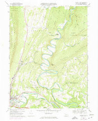 Everett East Pennsylvania Historical topographic map, 1:24000 scale, 7.5 X 7.5 Minute, Year 1968