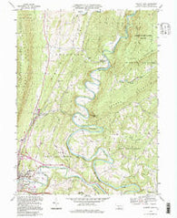 Everett East Pennsylvania Historical topographic map, 1:24000 scale, 7.5 X 7.5 Minute, Year 1994