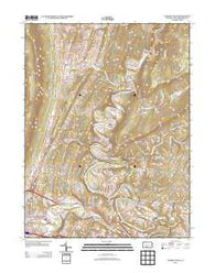 Everett East Pennsylvania Historical topographic map, 1:24000 scale, 7.5 X 7.5 Minute, Year 2013