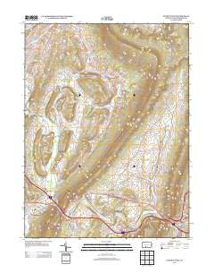 Everett West Pennsylvania Historical topographic map, 1:24000 scale, 7.5 X 7.5 Minute, Year 2013