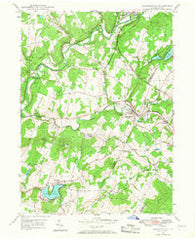Factoryville Pennsylvania Historical topographic map, 1:24000 scale, 7.5 X 7.5 Minute, Year 1946