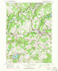 Factoryville Pennsylvania Historical topographic map, 1:24000 scale, 7.5 X 7.5 Minute, Year 1946