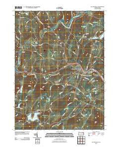 Factoryville Pennsylvania Historical topographic map, 1:24000 scale, 7.5 X 7.5 Minute, Year 2010