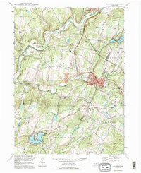 Factoryville Pennsylvania Historical topographic map, 1:24000 scale, 7.5 X 7.5 Minute, Year 1994