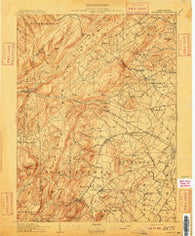Fairfield Pennsylvania Historical topographic map, 1:62500 scale, 15 X 15 Minute, Year 1909
