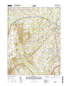 Fairfield Pennsylvania Current topographic map, 1:24000 scale, 7.5 X 7.5 Minute, Year 2016