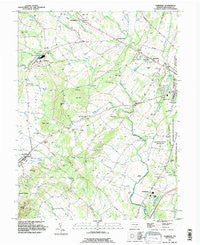 Fairfield Pennsylvania Historical topographic map, 1:24000 scale, 7.5 X 7.5 Minute, Year 1990