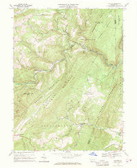 Fairhope Pennsylvania Historical topographic map, 1:24000 scale, 7.5 X 7.5 Minute, Year 1967