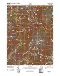 Fairhope Pennsylvania Historical topographic map, 1:24000 scale, 7.5 X 7.5 Minute, Year 2010