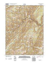Fairhope Pennsylvania Historical topographic map, 1:24000 scale, 7.5 X 7.5 Minute, Year 2013