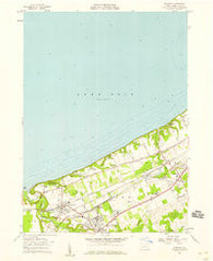 Fairview Pennsylvania Historical topographic map, 1:24000 scale, 7.5 X 7.5 Minute, Year 1957