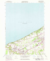 Fairview Pennsylvania Historical topographic map, 1:24000 scale, 7.5 X 7.5 Minute, Year 1957