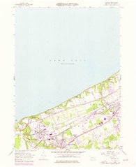 Fairview Pennsylvania Historical topographic map, 1:24000 scale, 7.5 X 7.5 Minute, Year 1957