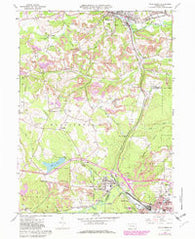 Falls Creek Pennsylvania Historical topographic map, 1:24000 scale, 7.5 X 7.5 Minute, Year 1966