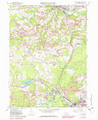 Falls Creek Pennsylvania Historical topographic map, 1:24000 scale, 7.5 X 7.5 Minute, Year 1966