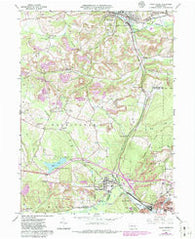 Falls Creek Pennsylvania Historical topographic map, 1:24000 scale, 7.5 X 7.5 Minute, Year 1966