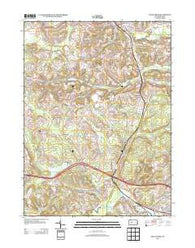 Falls Creek Pennsylvania Historical topographic map, 1:24000 scale, 7.5 X 7.5 Minute, Year 2013